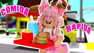 😱Vendiendo Comida Rápida en Brookhaven😆/Roblox