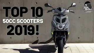 Top 10 50cc Scooters 2019! Some of the best scooters for beginners!