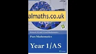 Maths AS Level-Edexcel Pure Maths Chapter 14 – Exponential and logarithms - 1