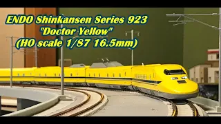 HO scale model train Shinkansen JR-West Series 923-30 EMU "Doctor Yellow" by Endo (1/87 16.5mm)