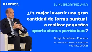 ¿Es mejor invertir de forma puntual o realizar pequeñas aportaciones periódicas? | Azvalor