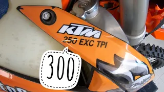 Как из KTM EXC 250 TPI сделать 300 TPI