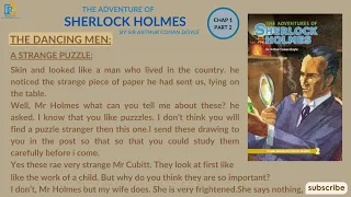 The Adventure of Sherlock Holmes : The Dancing Men Part 2 #sherlockholmes  #dancingman #englishnovel