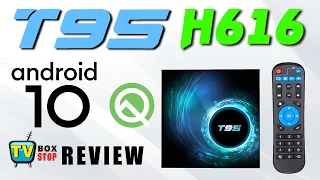 T95 Allwinner H616 Mali G31 Android 10 6K TV Box Review