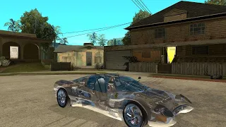 GTA SA Super Cars самая быстрая машина в игре Ferrari P7 Savanna