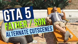 GTA 5 Father/Son All Alternate Mission Failed Cutscenes