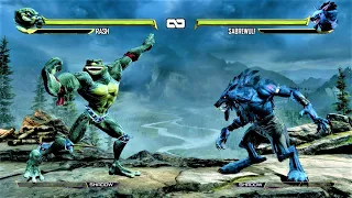 Rash Battletoads vs Sabrewulf (Hardest AI) - KILLER INSTINCT