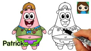 How to Draw Young Patrick Star | SpongeBob SquarePants