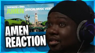 Tion Wayne Ft. Nines - AMEN (Official Video) (REACTION)