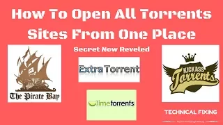 How To Open Banned Torrents Sites India 100% Working|Extratorrent| Pirates Bay|Kickass| Limetorrent|
