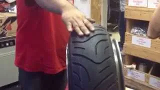 Stretching Tire on a Honda Ruckus Fatty Wheel