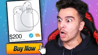 Buying EVERYTHING You Look At! (EYE TRACKER CHALLENGE FAIL)