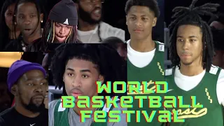 World BBall Fest Chip! Travis Scott, Kevin Durant, Ja Morant Dylan Harper, Boogie, Maleek Thomas