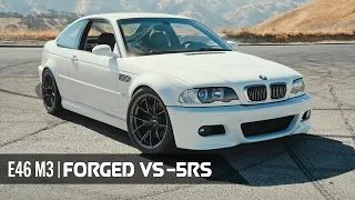 BMW E46 M3 on APEX VS-5RS Forged Wheels