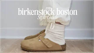 how to style birkenstock boston clogs (outfit ideas + inspo)