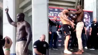 Ryan Bader vs Cheick Kongo Heated Face 2 Face After Weigh In