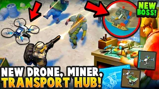 NEW UPDATE - Transport Hub Location, Miner Boss (Building my NEW Drone) - Last Day on Earth Survival