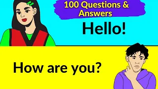 100 Essential English Questions & Answers for Beginners | Speaking Practice ✅