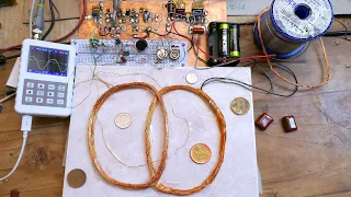 DIY DD metal detector 2 - coin at 35cm, audio indicator, PCB