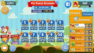 Angry Birds Friends. Pig Paper Scissors (30.09.2023). All 3 stars. Passage from Sergey Fetisov