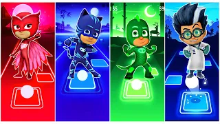 PJ Masks: Owlette 🆚 CatBoy 🆚 Gekko 🆚 Romeo 🎶 Tiles Hop EDM Rush