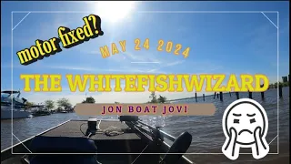 LAKE SIMCOE FISHING- Jon boat Jovi * DOES WE FIX IT?