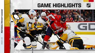 Penguins @ Capitals 1/26 | NHL Highlights 2023