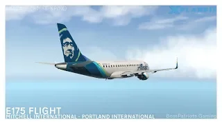 [X-Plane 11] E175 Flight | Mitchell International - Portland International [ASA3467]