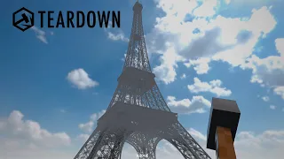 DESTRUCTION OF THE EIFFEL TOWER TEARDOWN