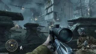 'Vendetta' Stealth Sniper Mission Call Of Duty World at War | No Commentary