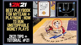 NBA 2K21 Best Playbook : OP Money Plays with Best Playbook for MyTEAM 2K21. How to Run Plays #21