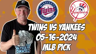 Minnesota Twins vs New York Yankees 5/16/24 MLB Pick & Prediction | MLB Betting Tips