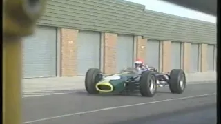 Tiff Needell tests the Lotus 49.