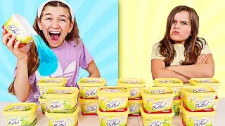 Don’t Choose the Wrong Butter Slime Challenge!! | JKrew