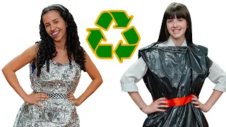 FIZEMOS ROUPAS COM MATERIAL RECICLÁVEL NA ESCOLA (APRENDENDO SOBRE SUSTENTABILIDADE)