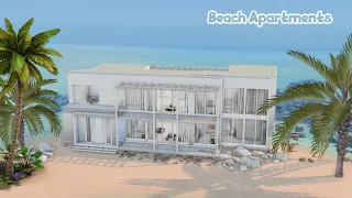 Beach Apartments | The Sims 4 Speed Build | CC | Download Link