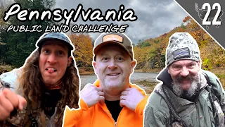 PENNSYLVANIA PUBLIC LAND CHALLENGE! - Day 1: CRAZY Buck Sign!