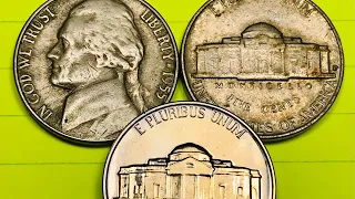 US 1955 Jefferson Nickel Error Coins Worth Money - United States 5 Cents