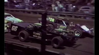 Belle Clair Speedway 1988 Modified Racing Action