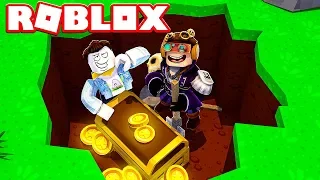 HO TROVATO 1.000.000€ SCAVANDO COI MIEI AMICI SU ROBLOX!!!