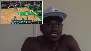 Kyrie Irving EPIC XMas Highlights Celtics vs 76ers | Reaction