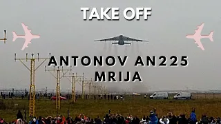ANTONOV AN-225 MRIJA first visit in Rzeszów - TAKE OFF Jasionka airport 14.11.2021