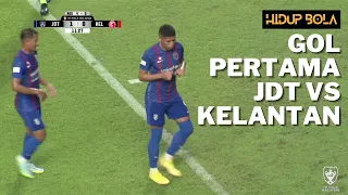 Gol Bergson selepas MENGKUCAR-KACIRKAN pertahanan Kelantan #tmpialamalaysia2022 #jdt #kelantanfc