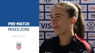 PRE-MATCH MIXED ZONE: Sam Coffey | USWNT vs. Canada | April 8, 2024