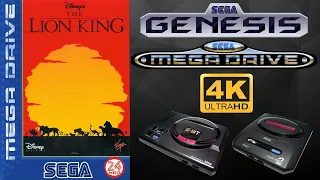 The Lion King | Ultra HD 4K/60fps | GENESIS/MEGA DRIVE | Full Gameplay Walkthrough No Commentary