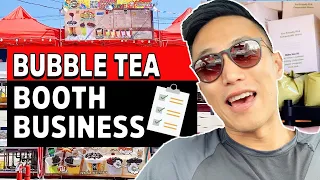 Start A Boba Tea Booth Business STEP BY STEP | Start a food business