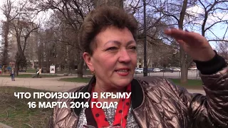 Помнят ли в Крыму, что произошло 16 марта 2014?