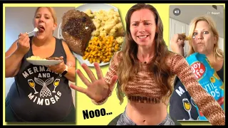 GlitterAndLazers TikTok What I Eat In A Day. Freelee reacts (nope, this won't work).