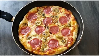 How To Make Pizza  At Home Without Oven/ Homemade Pizza In The Pan