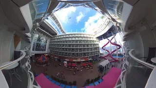 4k 360 - Harmony of the Seas Walking Tour